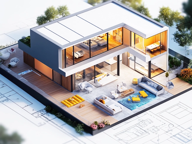 3D architectural visualization by experienced Residential Architects Chennai and Commercial Architects Chennai