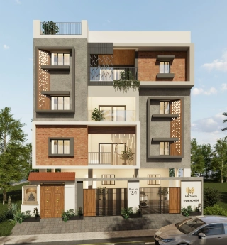 MM tower project in Kottivakkam, ECR by leading Residential Architects Firm in Chennai