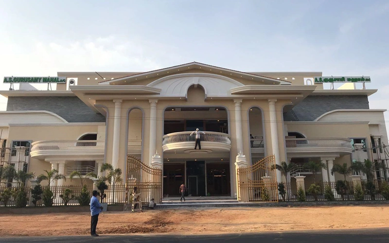 Marriage Hall project in Vellore by architect commercial building experts